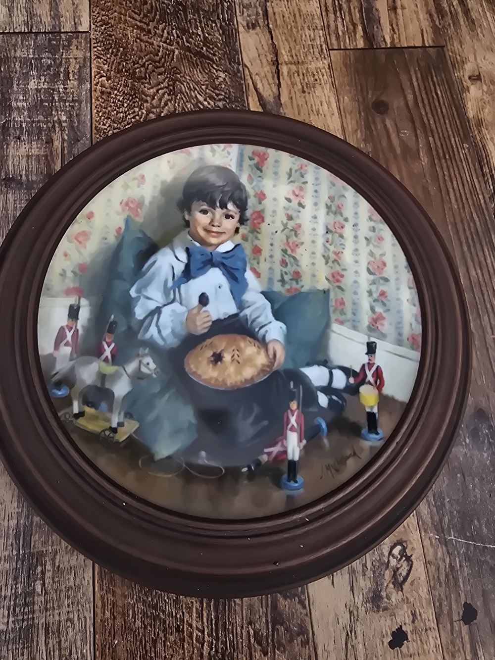 Reco Collector platee Vintage Style Little Jack Horner from 1982